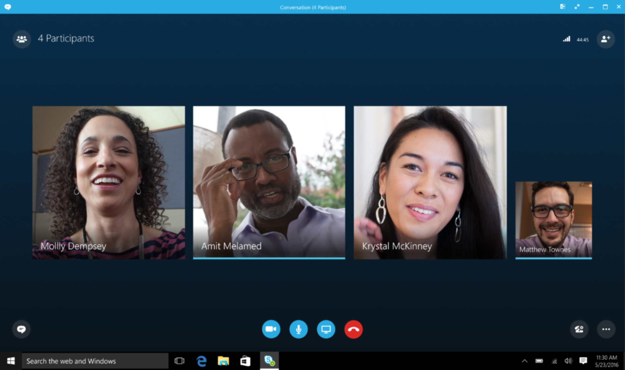 Videocall mit Skype